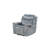 Delaware Silver Grey Tufted Recliner