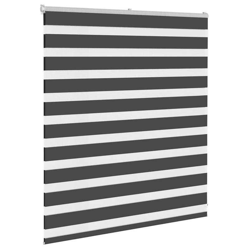 17 Stories Zebra Blind Sand Brown 120X150 Cm Fabric Width 115.9 Cm Polyester, Black, 135cmW x 100cmL