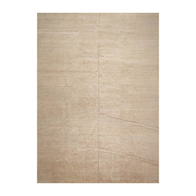 Leevicker One-of-a-Kind Rectangle 10' X 14' Hemp Area Rug in Beige