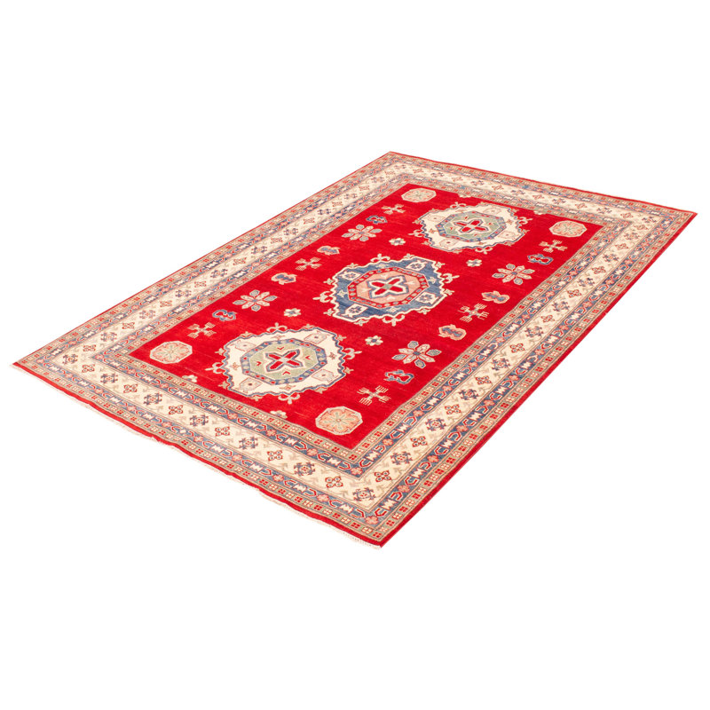 Tapis rouge Finest Ghazni 6 pi 6 po x 9 pi 9 po