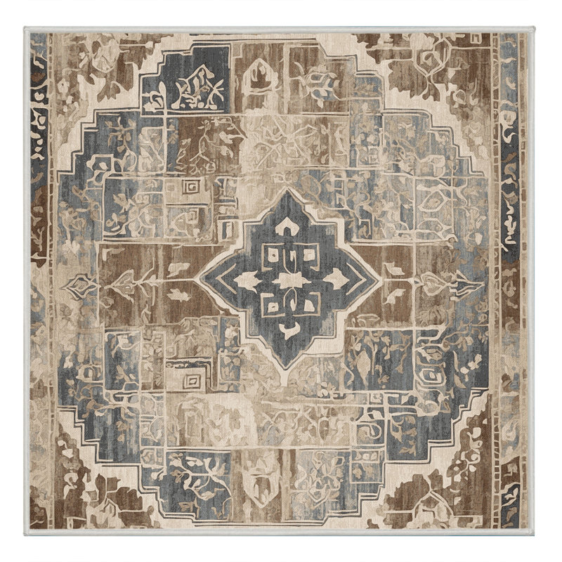 Embroidered Memories Rug, Square 8'