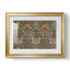 Motif floral symétrique (souci probablement africain ou similaire) - William Morris - reproduction encadrée avec passe-partout et verre - c. 1876-652133544-652133699-652133520