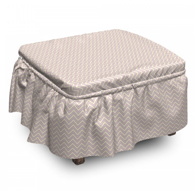 Box Cushion Ottoman Slipcover