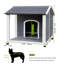 Niche pour chien d'extérieur en bois