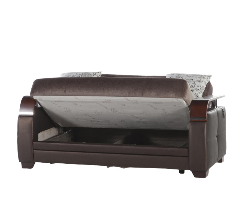 Tylese 88.2'' Upholstered Convertible Sofa