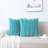 Pleated Square Polyester Velvet Pillow Cover-89026459-89026451