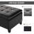 51" Ottoman Storage Bench, Faux Leather Storage Chest With Lift Top, Tufted Ottoman With Storage For Living Room, Entryway-516231384