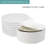 Vinyl Dinnerware Storage Set with Felt Dividers Included