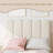 Twin Bed Frame, Boucle Upholstered Platform Bed with Wave Headboard for Girls/Kids, No Box Spring Needed-704423826-704423824