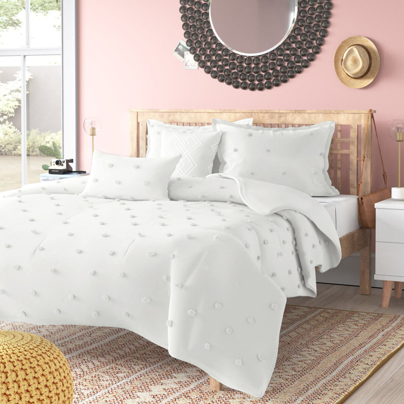Microfiber Comforter Set, Cal. King Comforter + 5 Additional Pieces, Gray