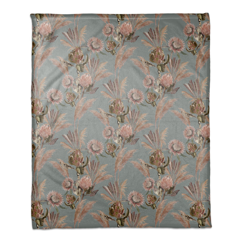 Jeté polaire Protea, Bleu