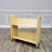 Wood Book Cart Library Cart Pew Cart Magazine Rack Moving Cart Rolling Storage Cart 32X30X13"
