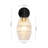 1 Light Glass Shade Wall Sconce
