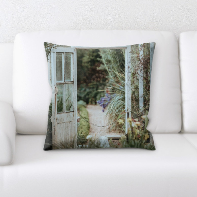 Microsuede Reversible Throw Pillow