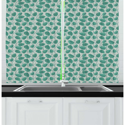 Floral Kitchen Curtain