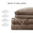 Soloft Plush Brown Micro Plush 4-Piece Queen Sheet Set-1386765638-1392453821