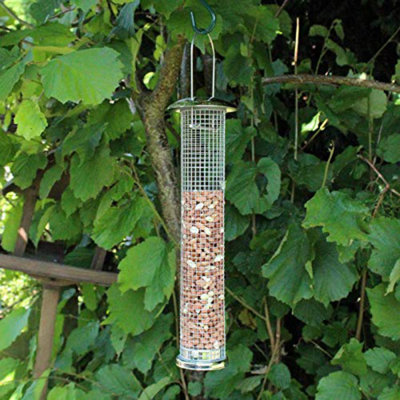 Ethel Metal Hanging Tube Bird Feeder
