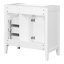 Armoire de salle de bain 36 po avec lavabo 36 po avec tiroirs, structure solide et panneau de fibres à densité moyenne-116156339