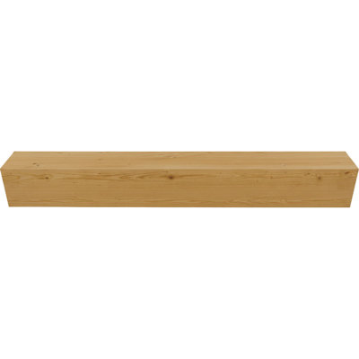 AmeriCraft Wood Smooth Beam, 3-Sided (U-Beam), 9 1/2"W x 9 1/2"H x 144"L, Golden Pecan Finish, Stain Grade Pine