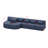 Upholstered Sofa Free-Combined Sofa Couch With Two Chaise Lounge And Five Back Pillows-115839029