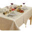 Christmas Deer Embossed Design Tablecloth and 8 Napkins-1599473357-1599473358