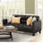 Tuskegee 74.5'' Faux Leather Sofa-2121680812