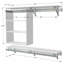 Tablette double avec tablettes réglables-26704169-26704182