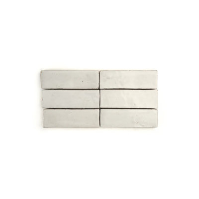 Zellige 2" x 6" Terra Cotta Brick Look Wall & Floor Tile