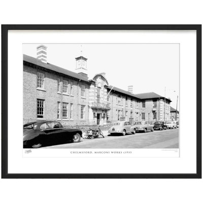 Chelmsford, Marconi Works C1955 1 Piece Single Picture Frame Wall Art
