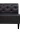 Adler Faux Leather Black Nook