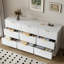 Commode 9 tiroirs, grande commode profonde-1611645626