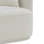 Causeuse en chenille beige avec 2 coussins-525632510