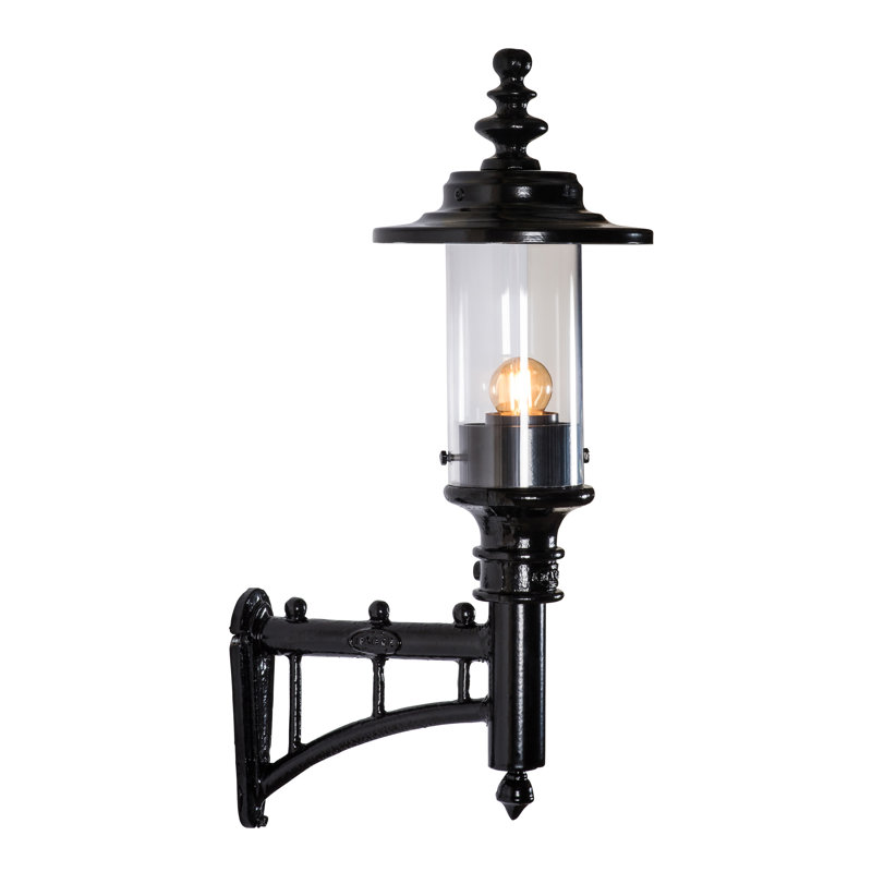 Black 15cm H Outdoor Wall Lantern