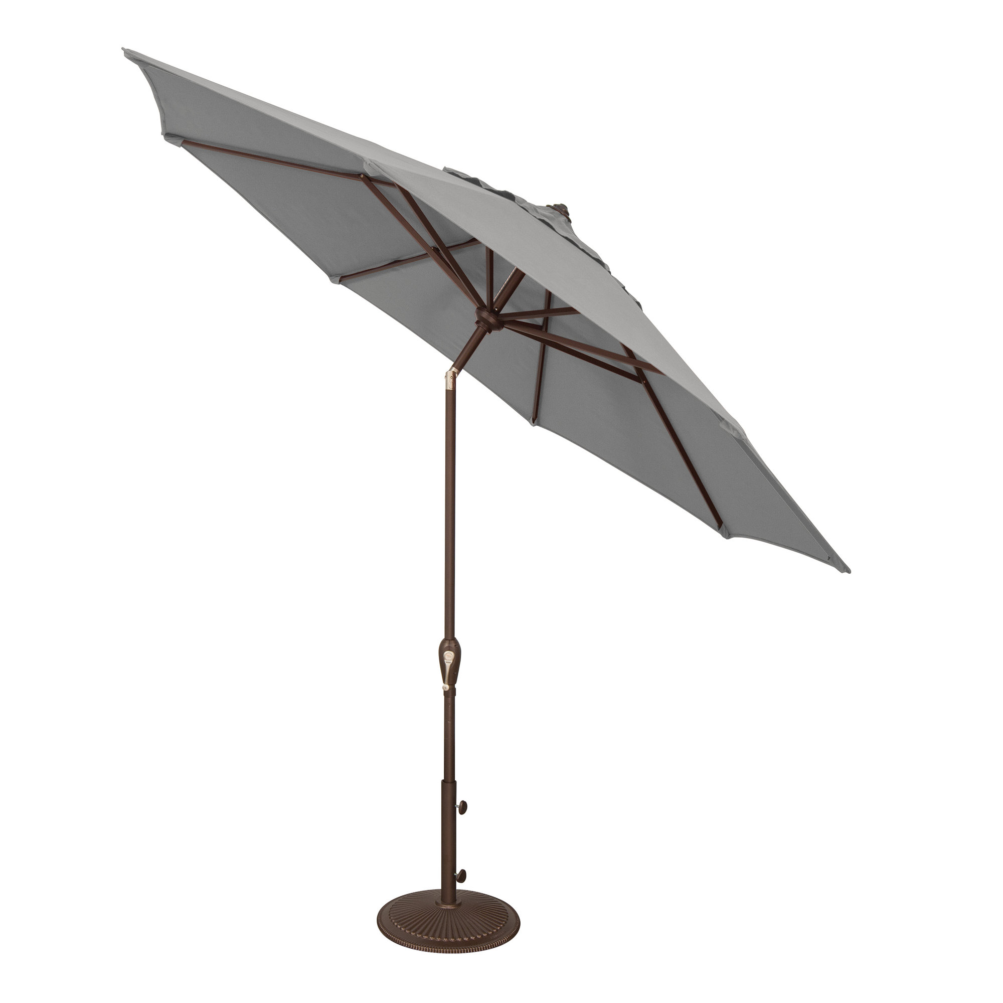 Colete 9' Market Sunbrella® Umbrella, Cast Silver, Bronze