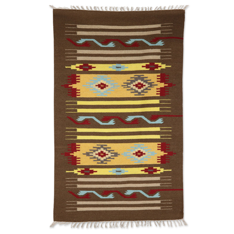 Wool Southwestern Indoor Rug