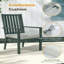 Chaises de patio 23 po en aluminium toutes saisons avec coussins gris épais et structure grise