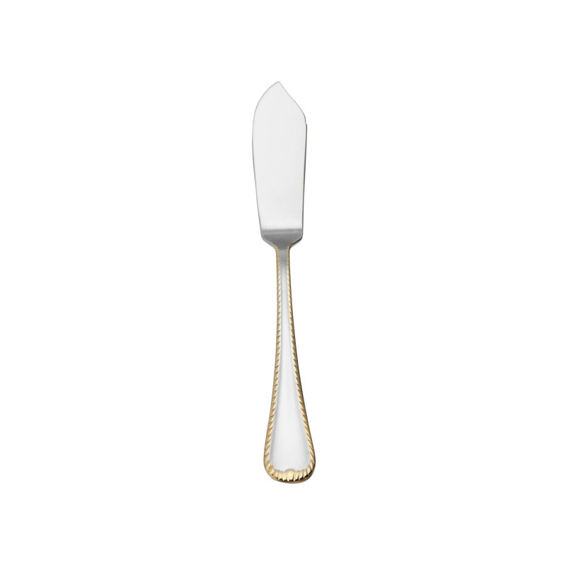 Gold Accent Cameo 65-Piece Stainless-Steel Flatware Set, Service for 12