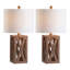 Lampe de table en bois massif Briea-586325838
