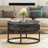 Rothwell 31.5"W Lift Top Extendable Round Frame Coffee Table with Storage-355690797-378551254