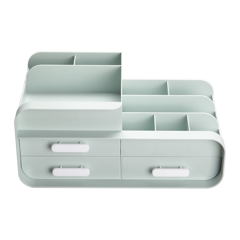 Maariyaah Plastic Desk Organiser, Green