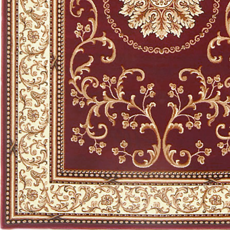 Tapis bourgogne, Rectangle 9 pi 10 po x 12 pi 10 po