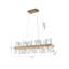 Lustre rectangulaire à 4 lumières DEL avec détails en cristal-993347447-993347448