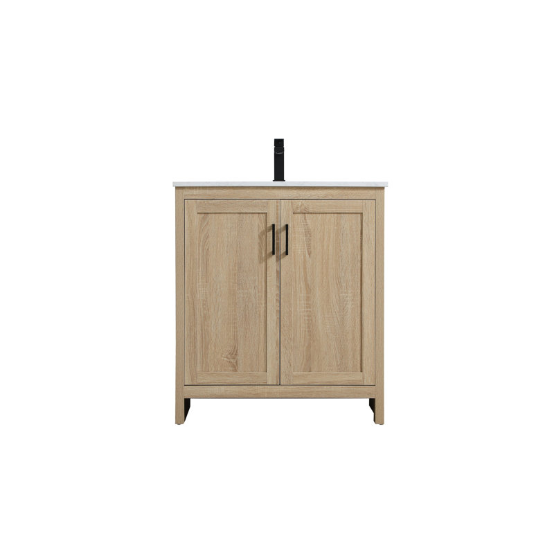 Ahner 30 inch Single Bathroom Vanity, Mango Wood