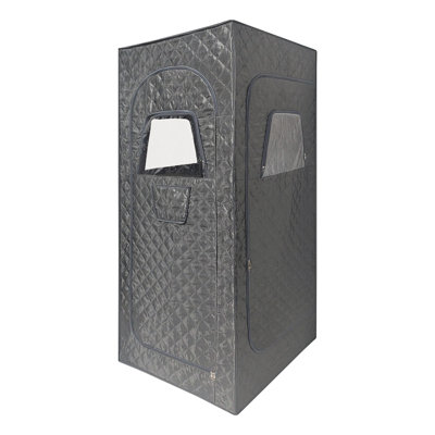 Portable 1 - Person Steam Sauna Box W/ Remote Control