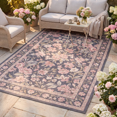 Tapis à poils courts pour l'extérieur de Kunzite