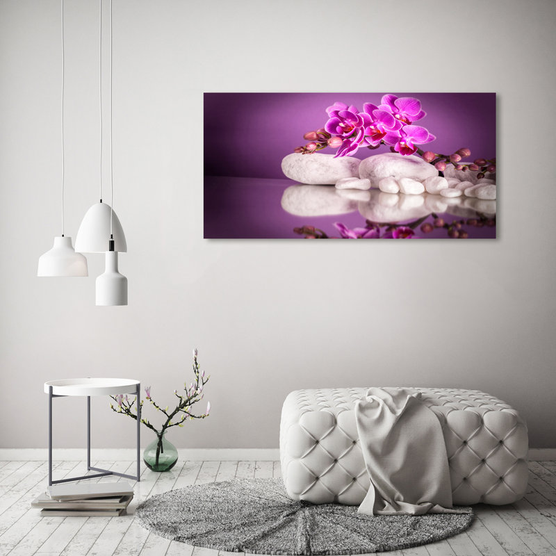 Pink Orchid - Wrapped Canvas Print