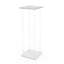 Kammeron Tall Clear Acrylic Riser Transparent Plexiglass Pedestal Table Display Podium Glorifier Riser Stand