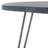 Solid Wood Top Metal Base Dining Table-840772852