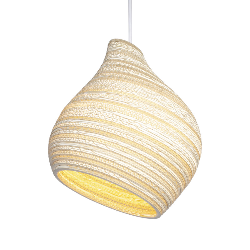 Scraplights Hive 12 Pendant Blonde, 14" H x 12" W x 12" D, Blonde