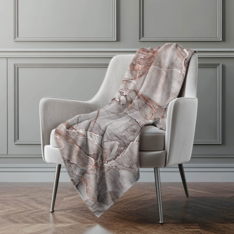 Jeté en sherpa Addison, Gris